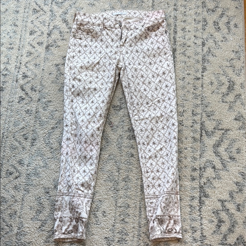 Chic Geometric Print Pants